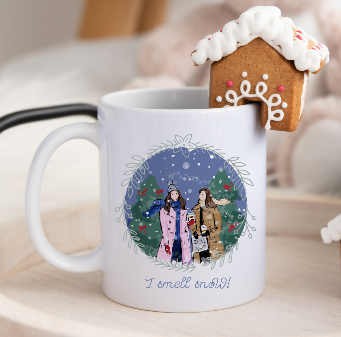 I Smell Snow Christmas Mug  By Switzer Kreations – Switzer