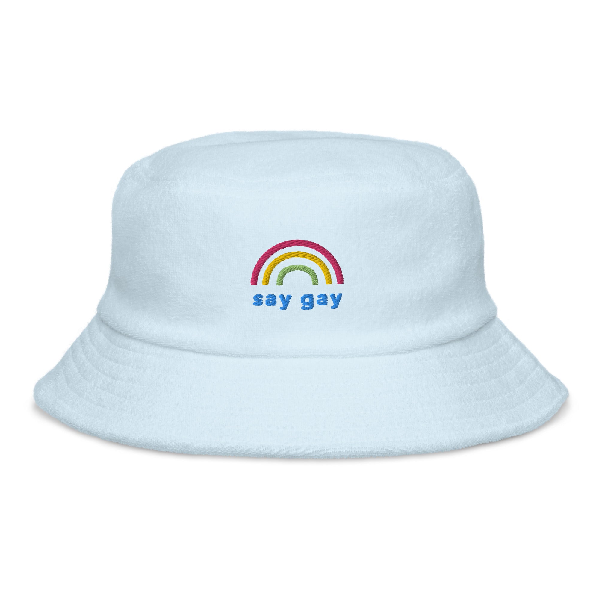 BNWT SCL popular Rainbow Terry Bucket Hat