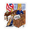 Little X & Trump Sticker