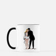 Travis & Taylor Broken Heart Mugs