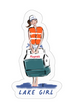 Lake Girl Sticker