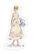 Taylor Swift Zimmerman Floral Dress Sticker