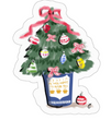 NYC Christmas Anthora Cup Sticker